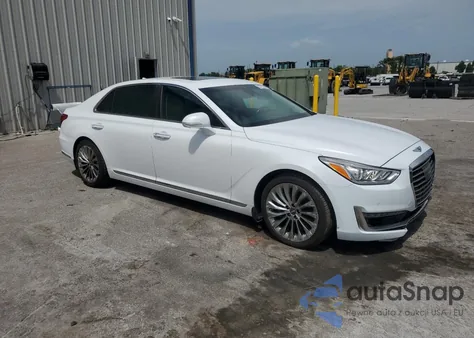 2017 Genesis G90 Premium z USA, uszkodzony, nr VIN KMHG34JA3HU032378